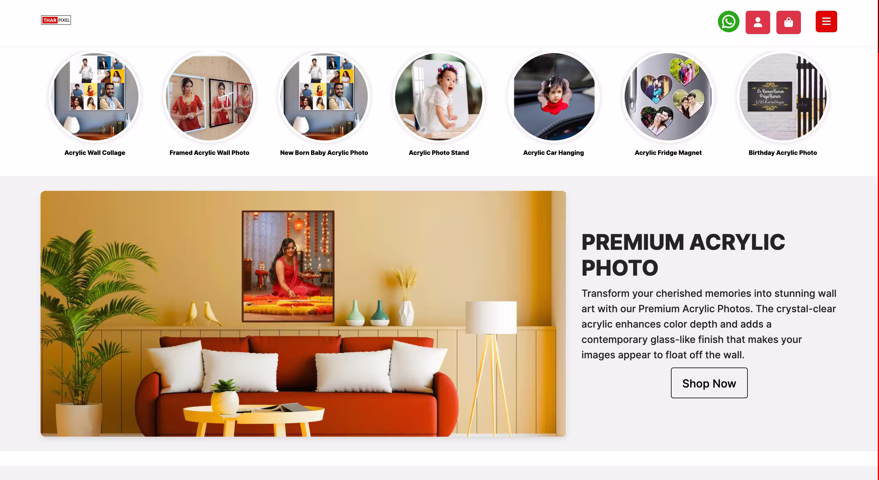 tharpixel website preview image